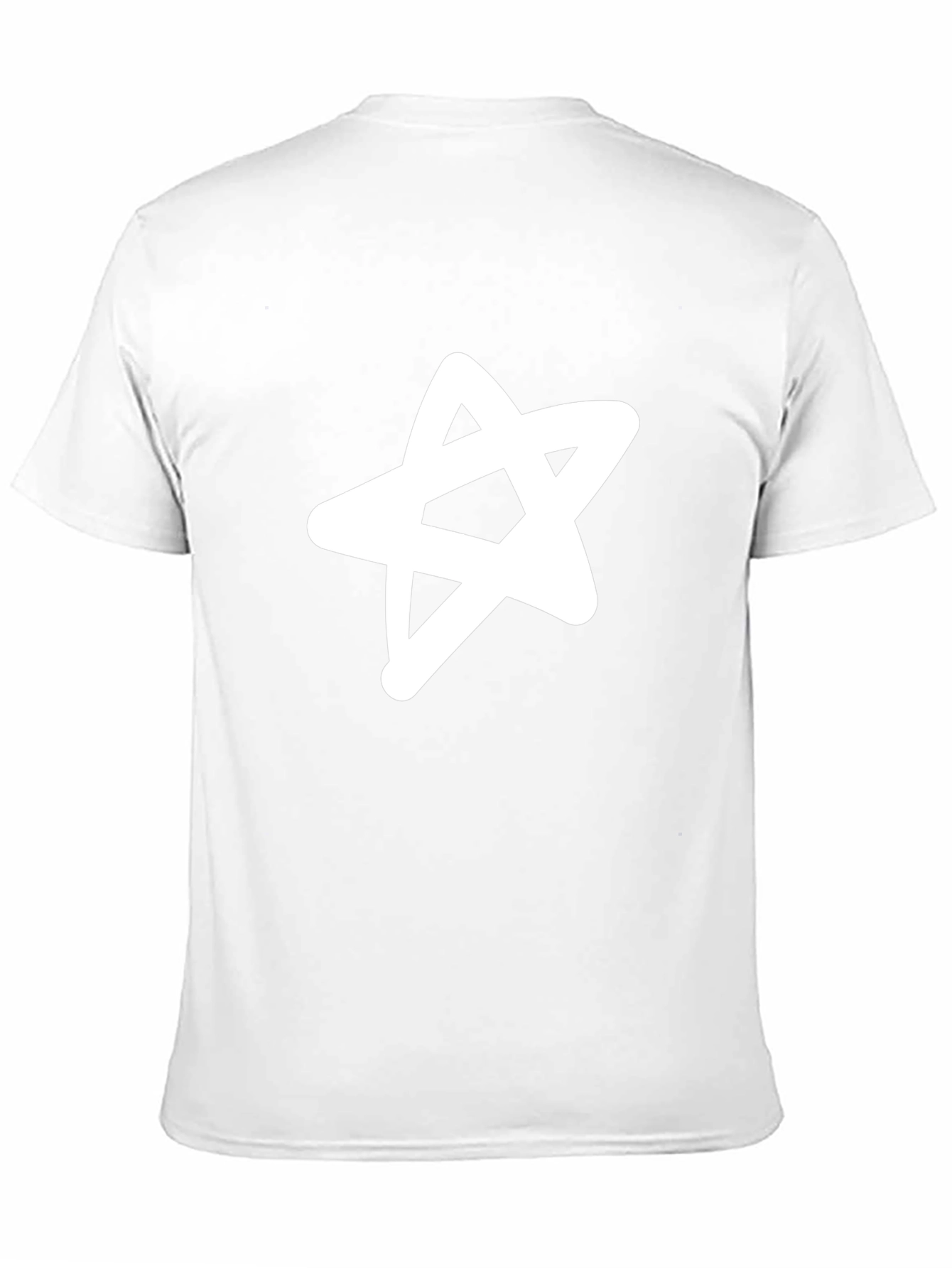 Graphic Star Tee - Casual Black T-Shirt