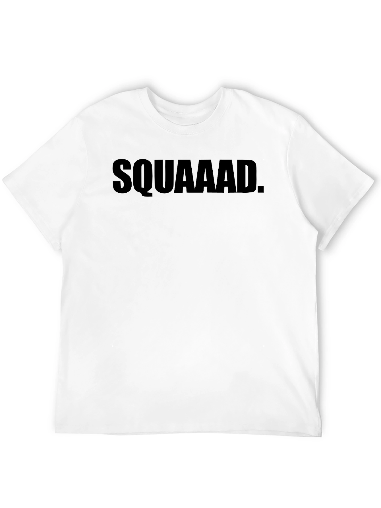 SQUAAAD. Graphic Tee - Casual Crew Neck