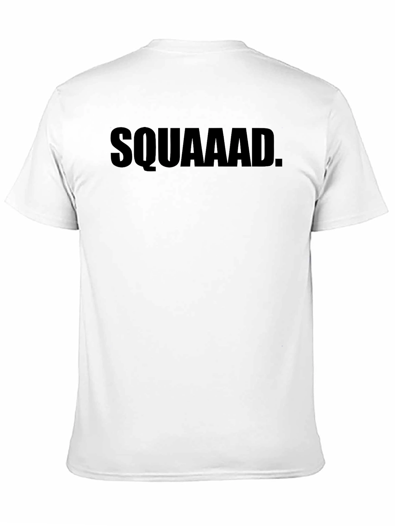 SQUAAAD. Graphic Tee - Casual Crew Neck