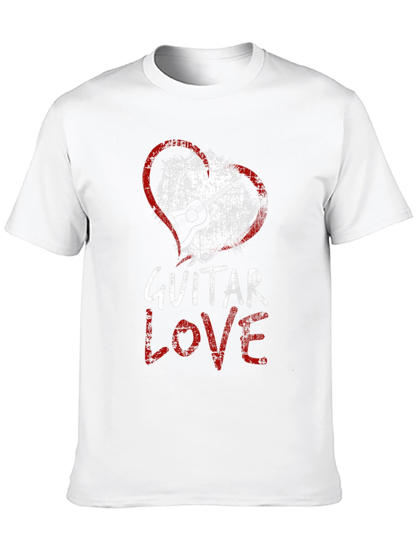 Guitar Love Black T-Shirt - Music Lover Tee