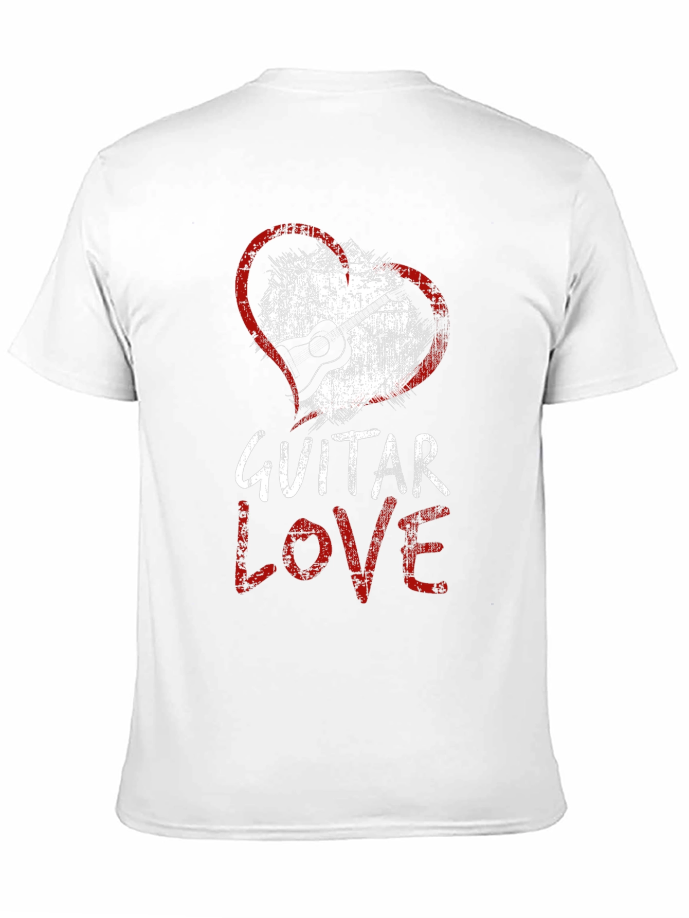 Guitar Love Black T-Shirt - Music Lover Tee