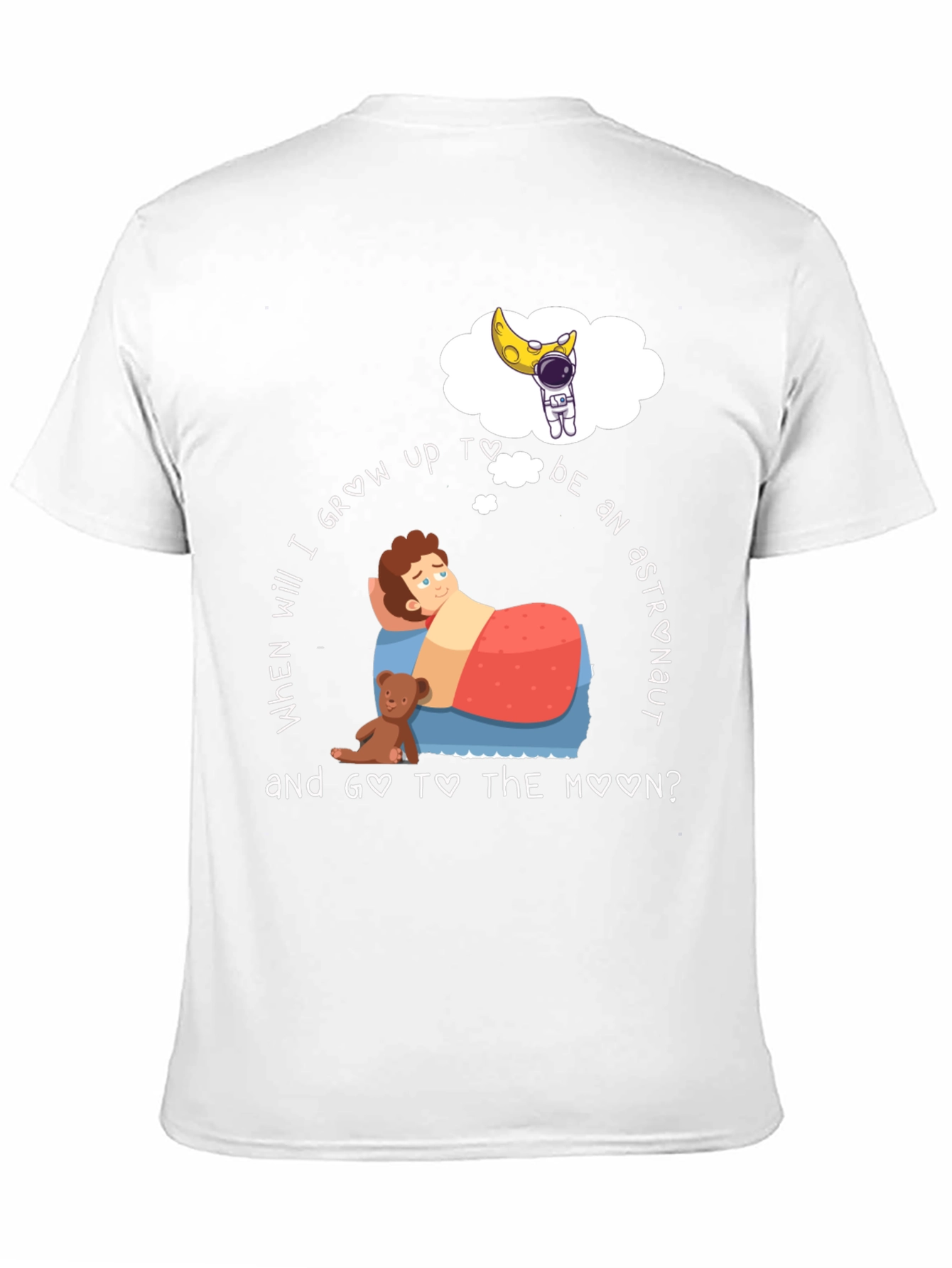 Astronaut Dreamer T-Shirt Space Lover Tee