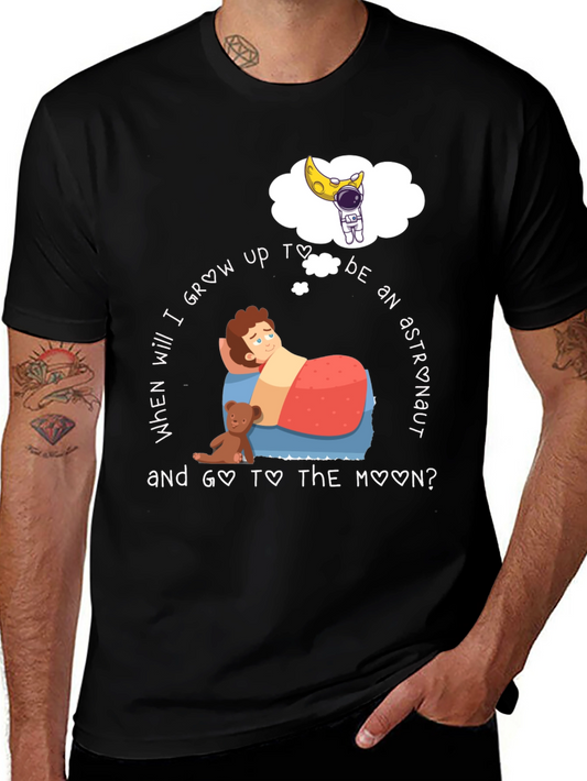 Astronaut Dreamer T-Shirt Space Lover Tee
