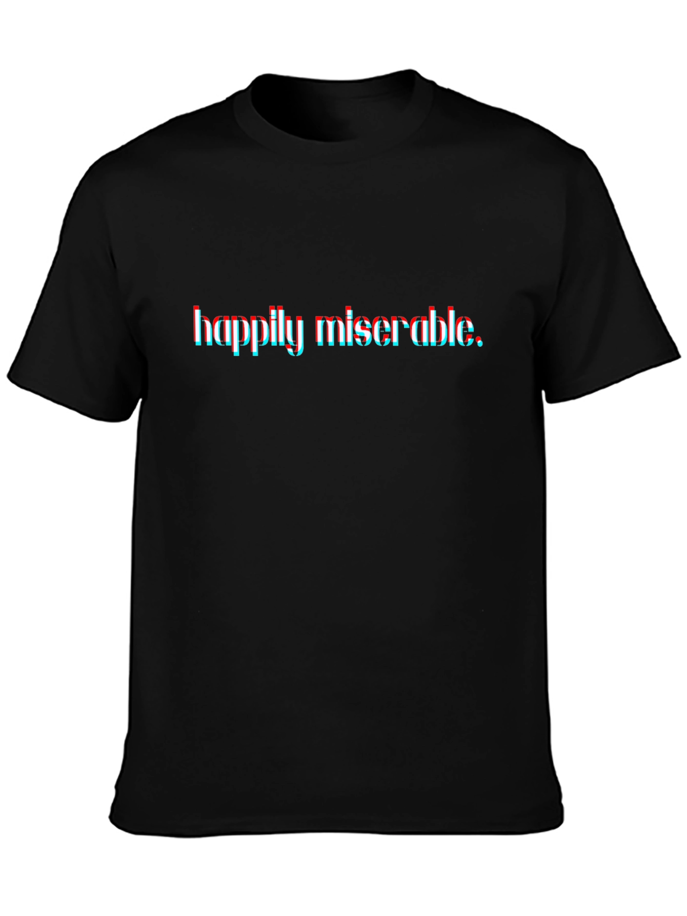 Happily Miserable Graphic Tee - Comfort Fit