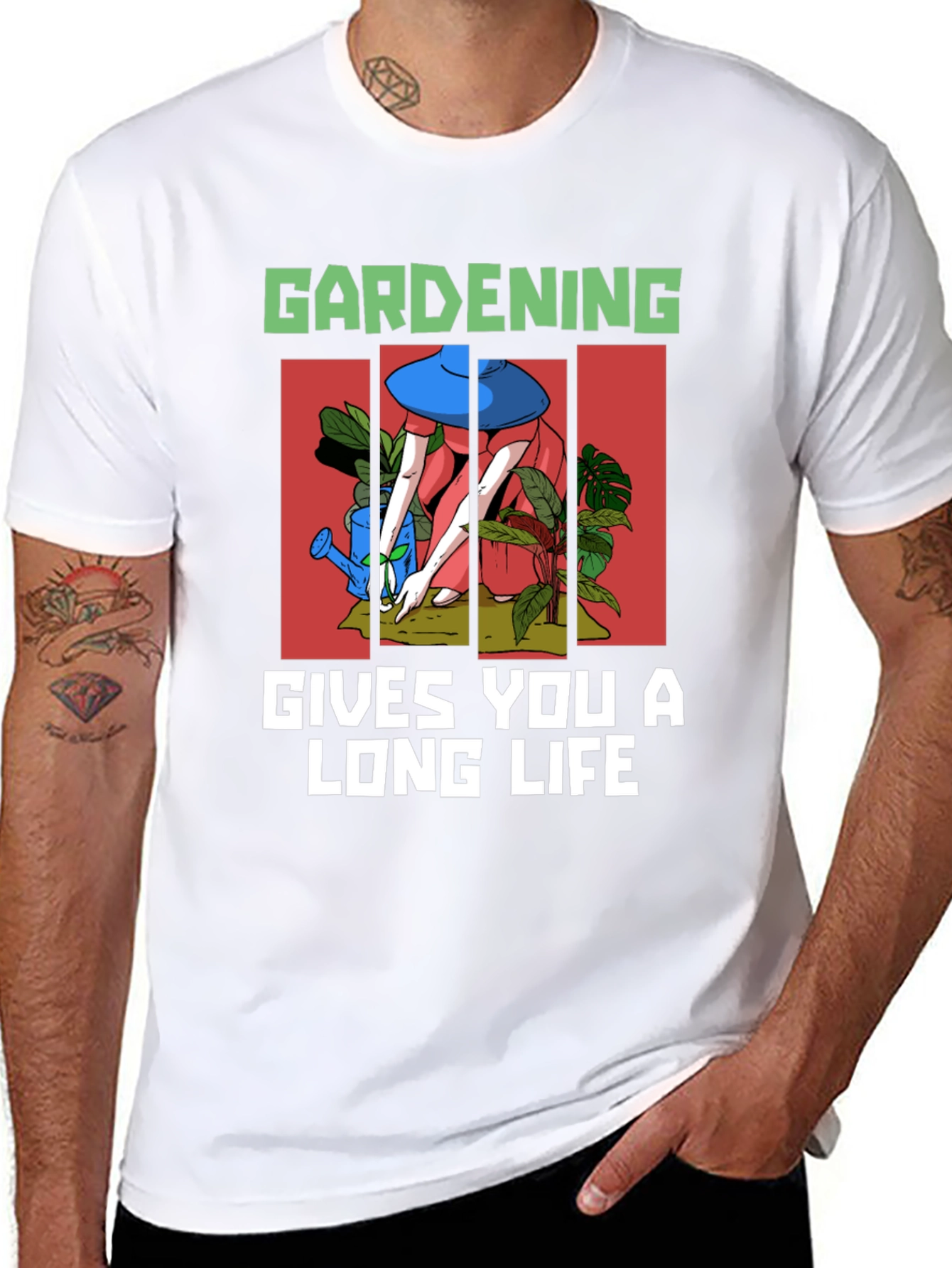 Gardening Gives You A Long Life T-Shirt