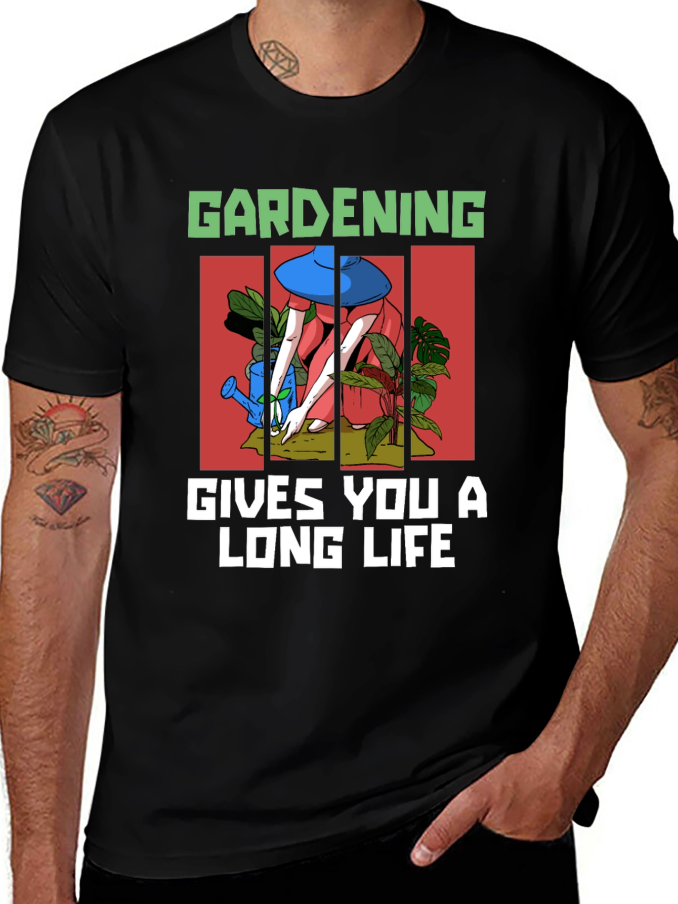 Gardening Gives You A Long Life T-Shirt