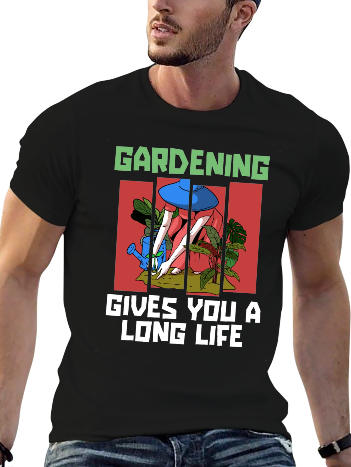 Gardening Gives You A Long Life T-Shirt