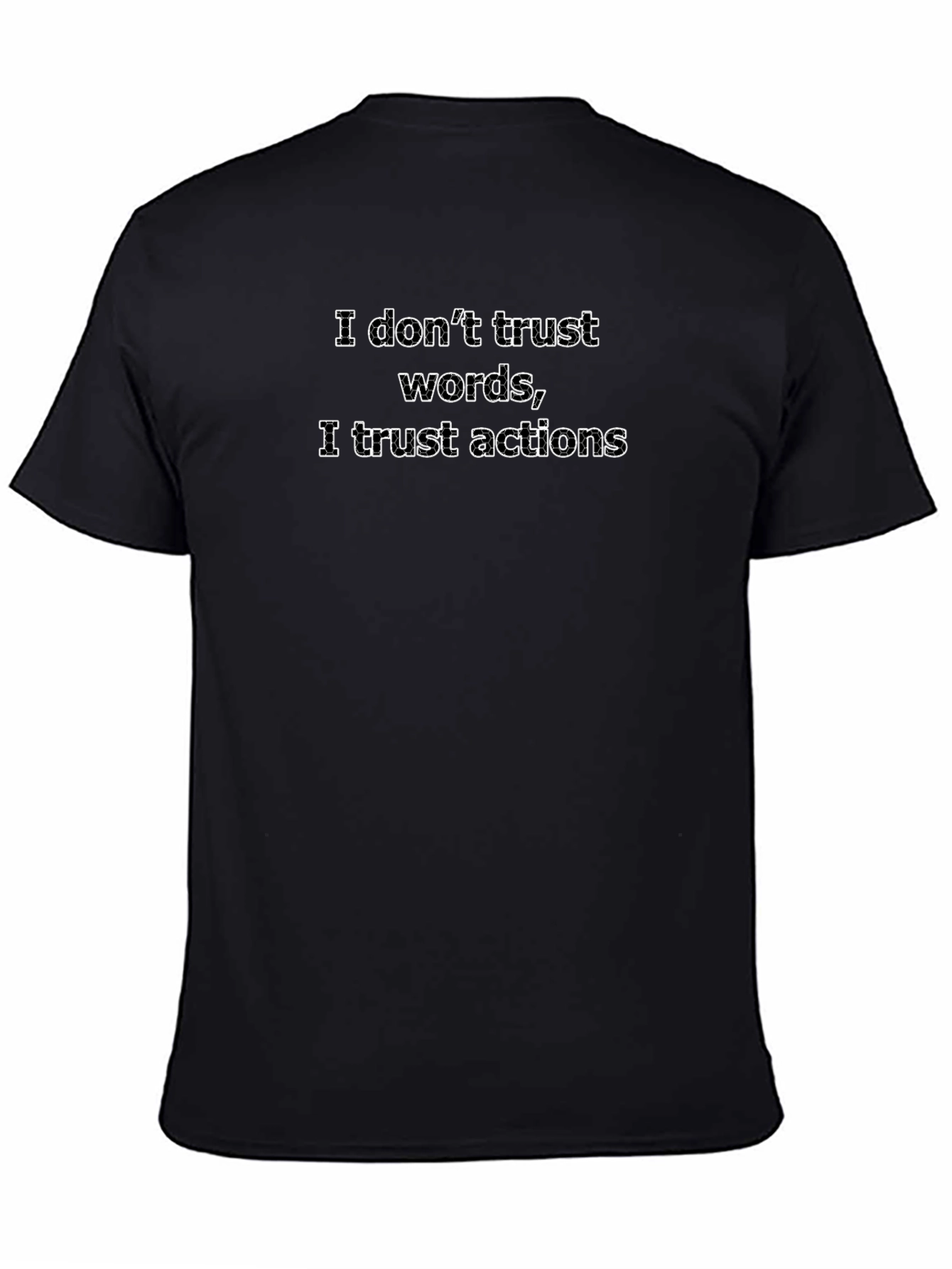 Trust Actions Graphic Tee - Black