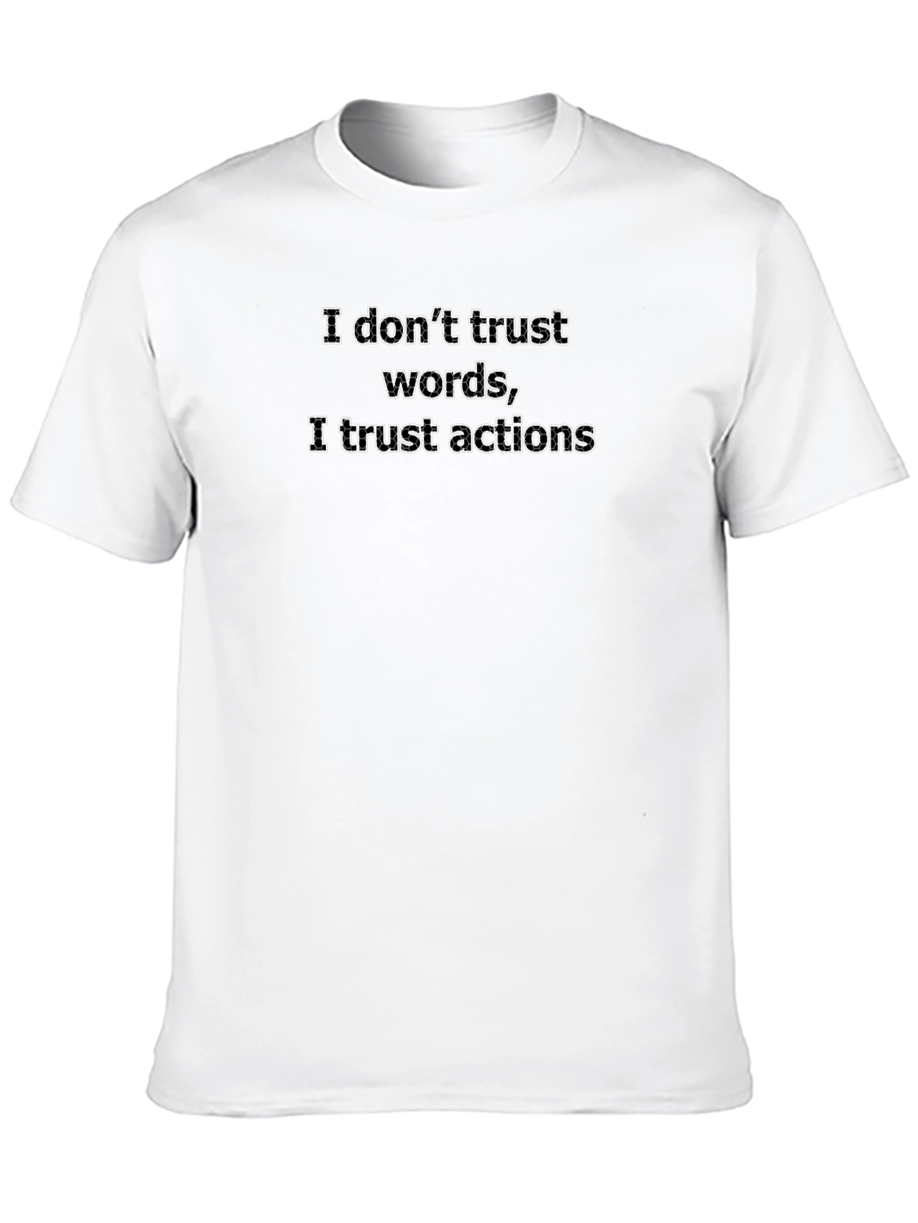 Trust Actions Graphic Tee - Black