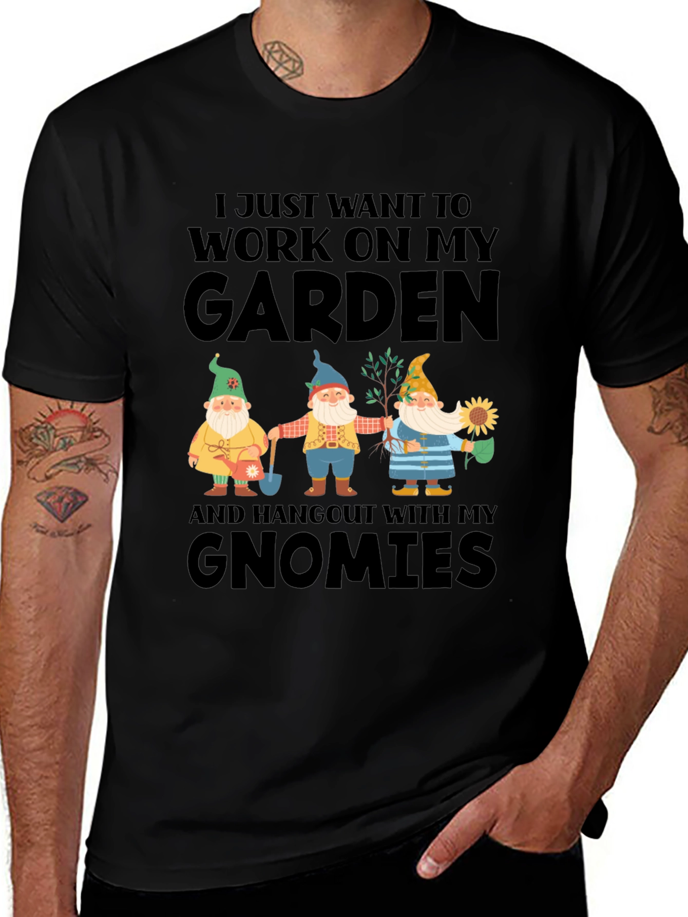 Garden Gnome Graphic Tee