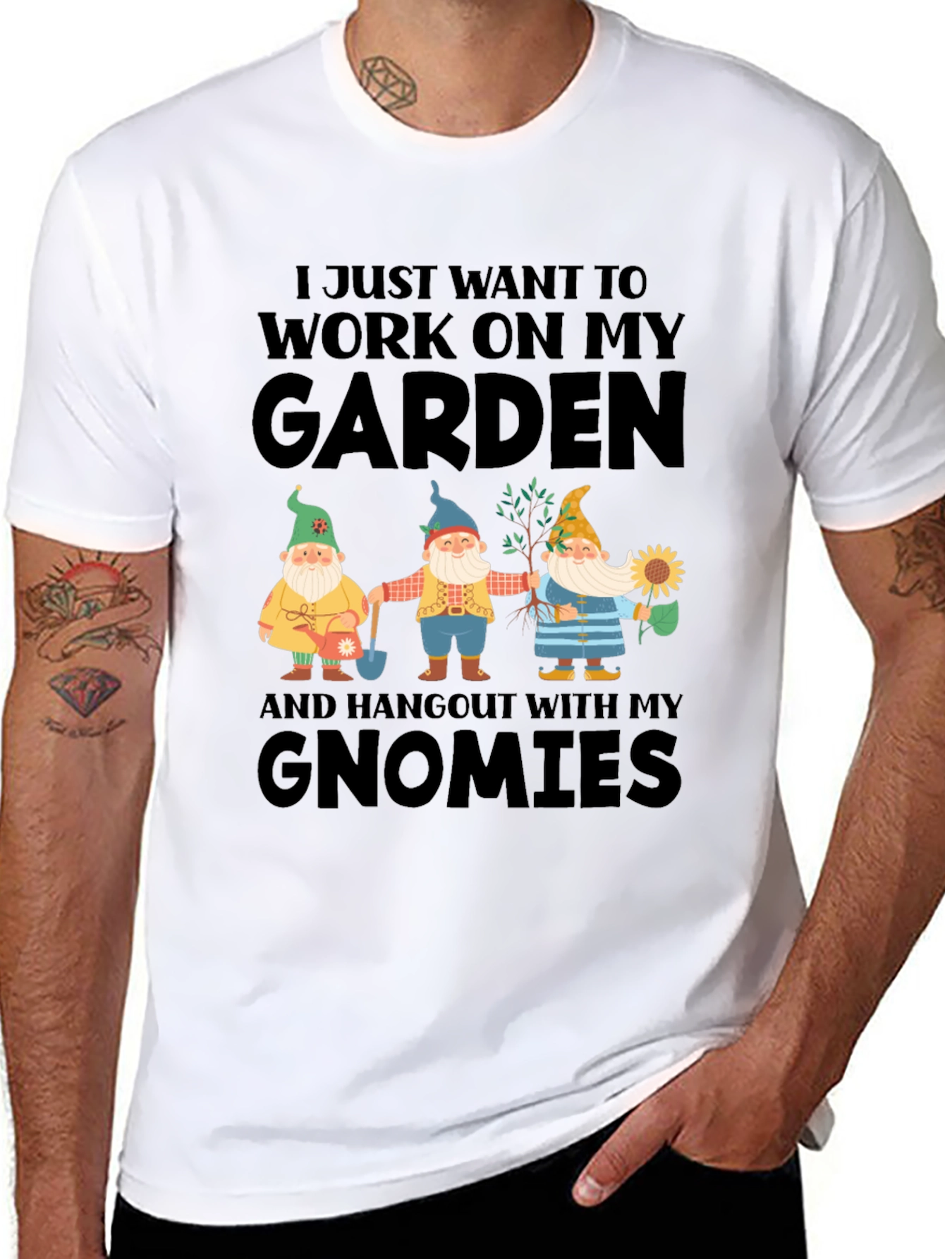 Garden Gnome Graphic Tee