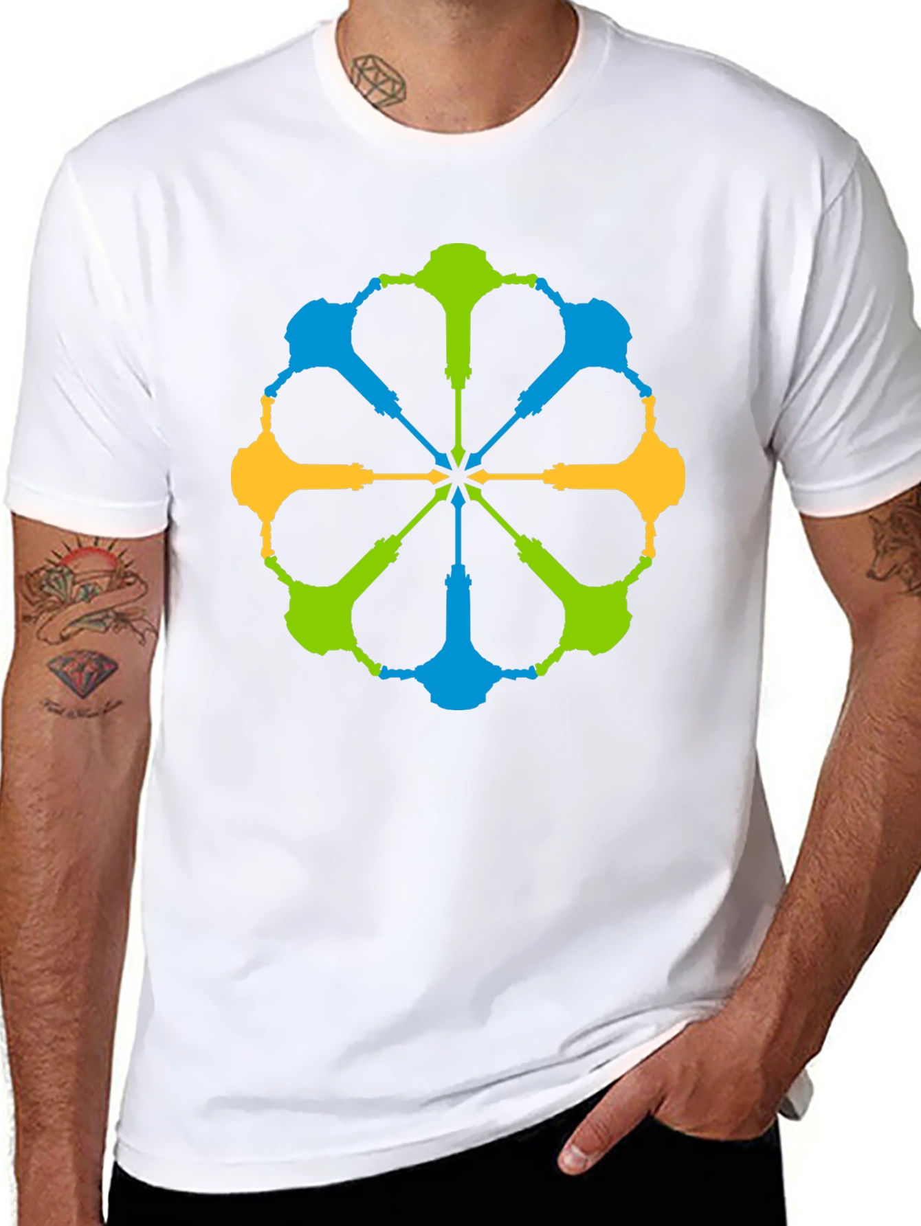 Abstract Geometric T-Shirt