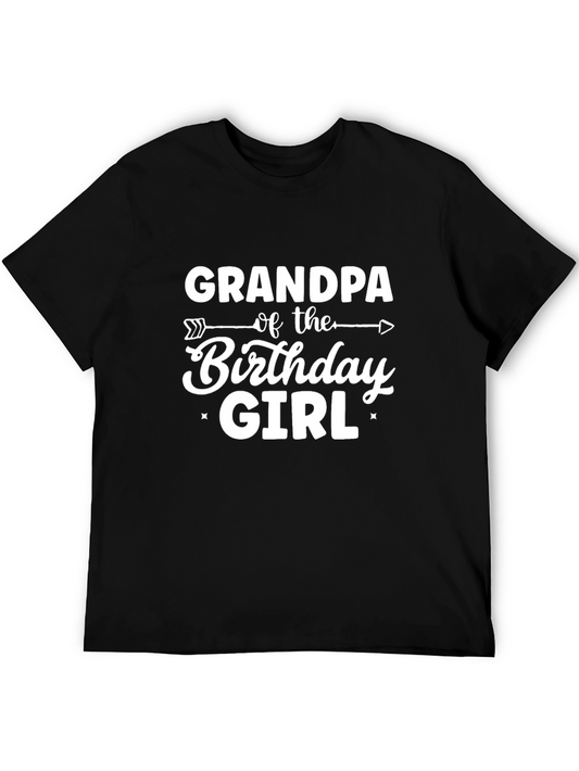 Grandpa Birthday Girl T-Shirt - Perfect Gift