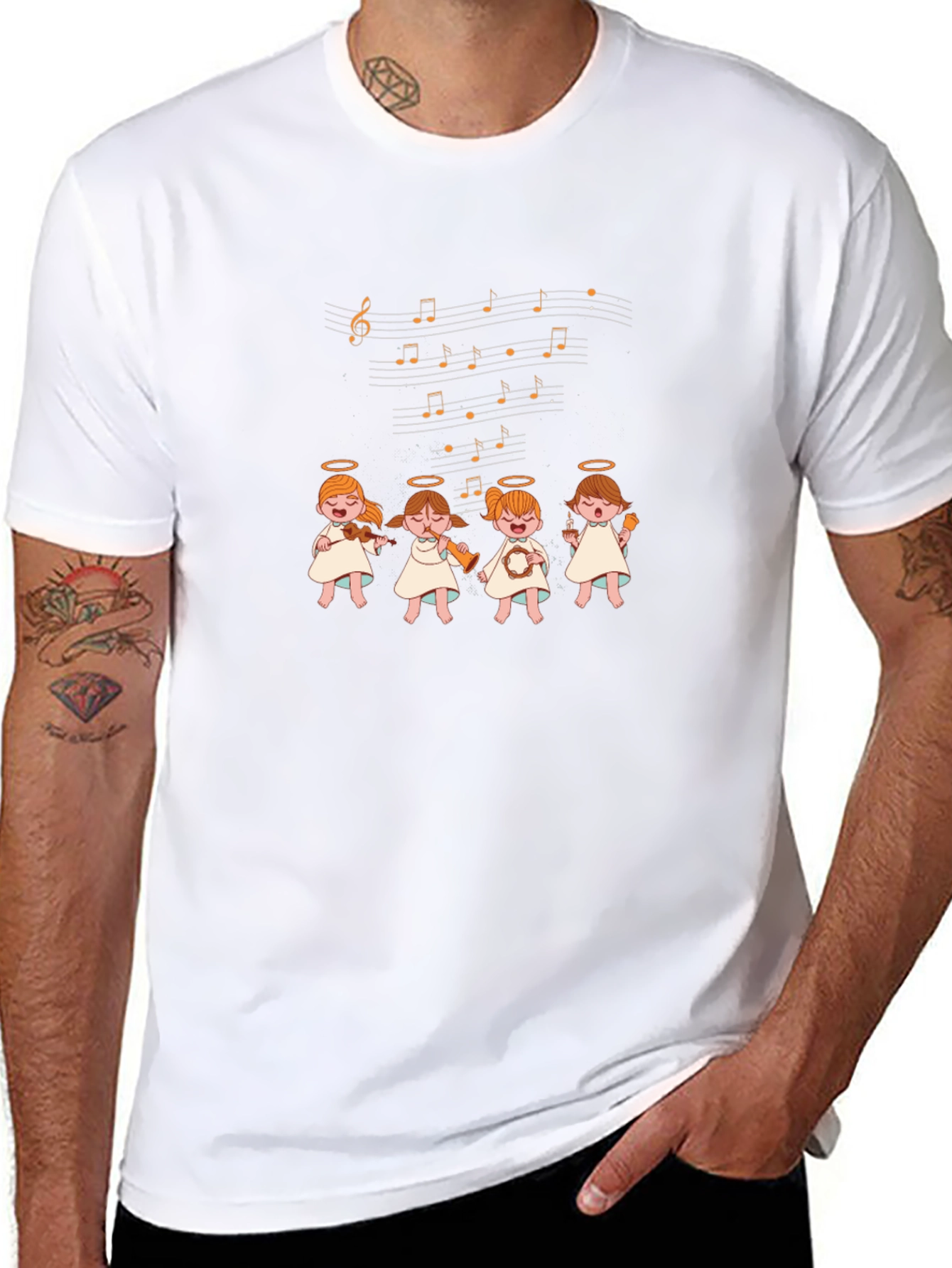 Angelic Chorus T-Shirt - Music & Innocence