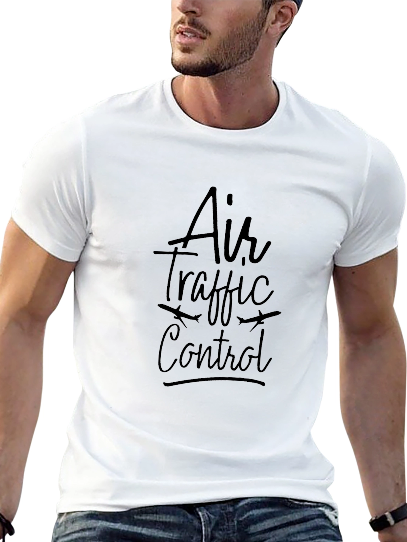 Air Traffic Control Graphic Tee - Black