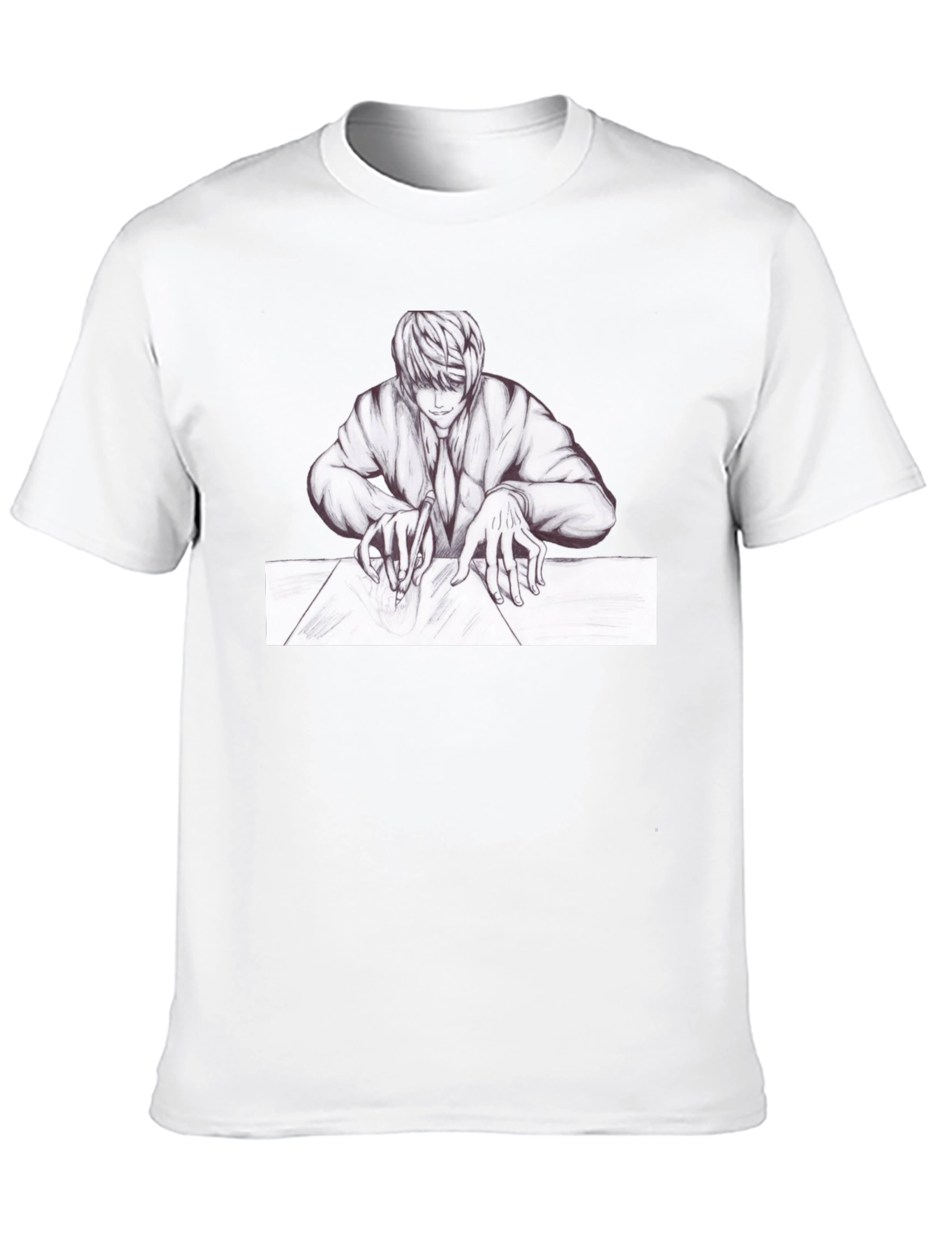 Anime Graphic Tee - Light Yagami Design