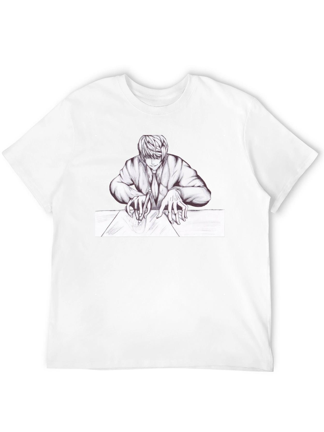 Anime Graphic Tee - Light Yagami Design