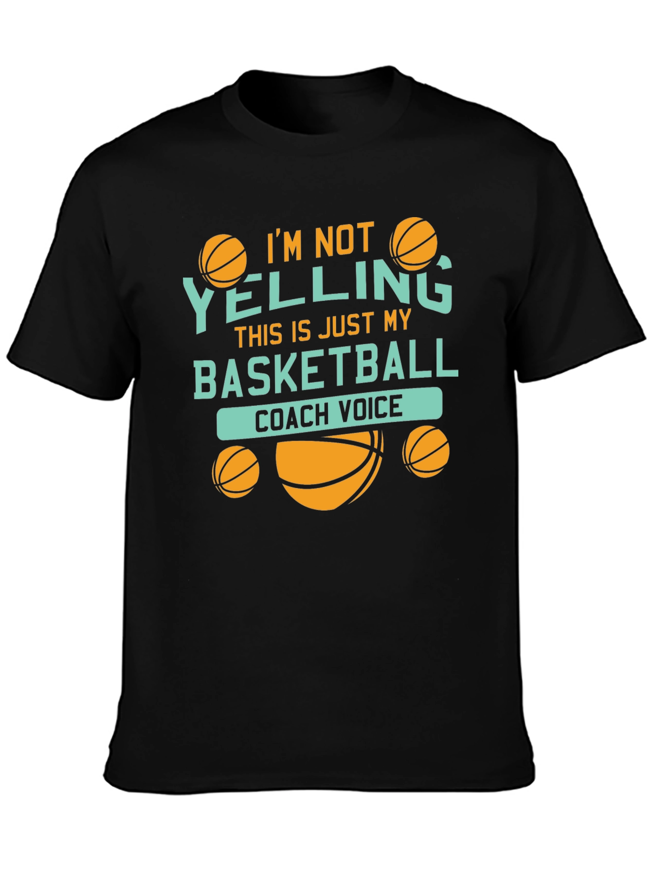 Basketball Coach Voice Graphic Tee