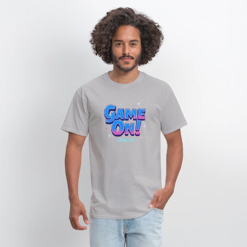 Retro Style Game On Level Up