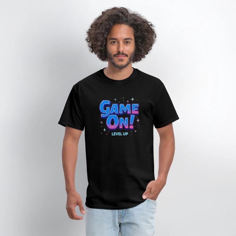 Retro Style Game On Level Up