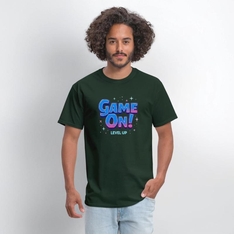 Retro Style Game On Level Up