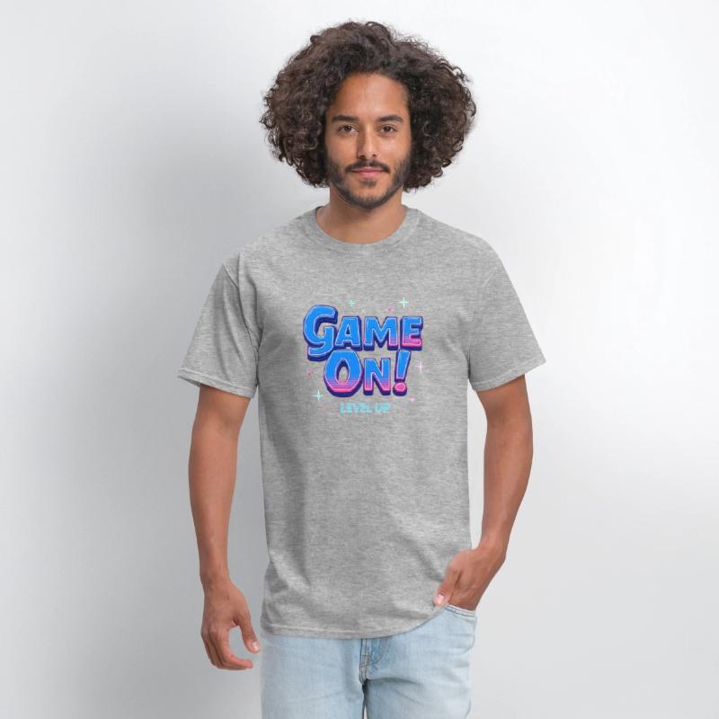 Retro Style Game On Level Up