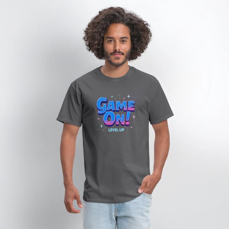 Retro Style Game On Level Up