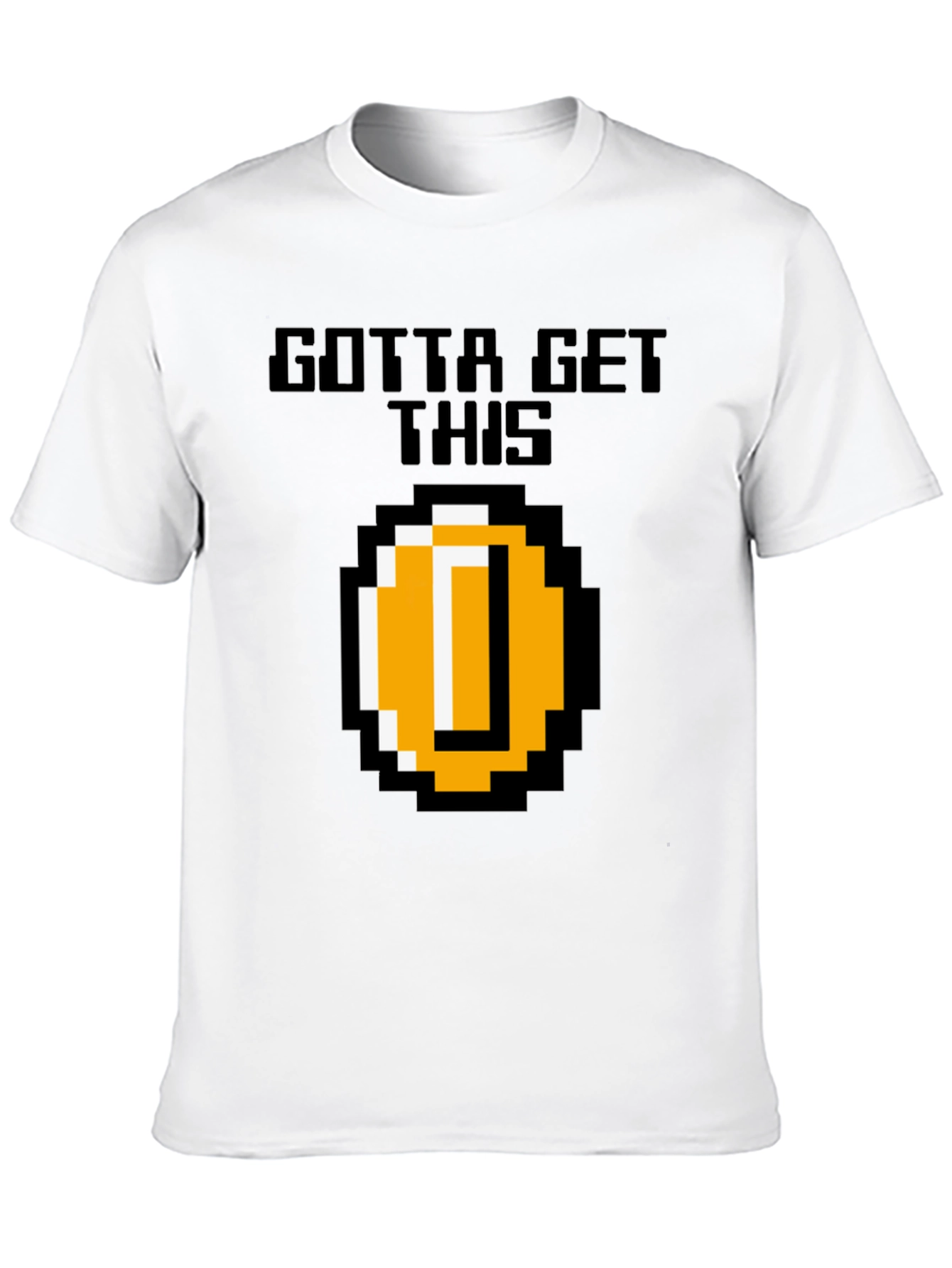 Gotta Get This Retro 8-Bit Coin Graphic Tee