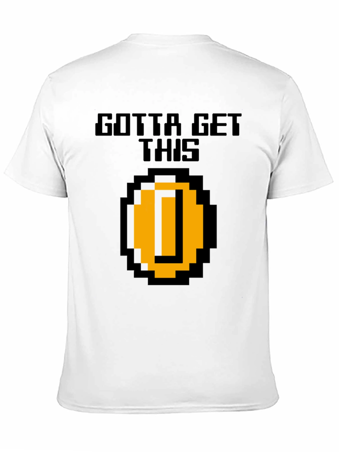 Gotta Get This Retro 8-Bit Coin Graphic Tee