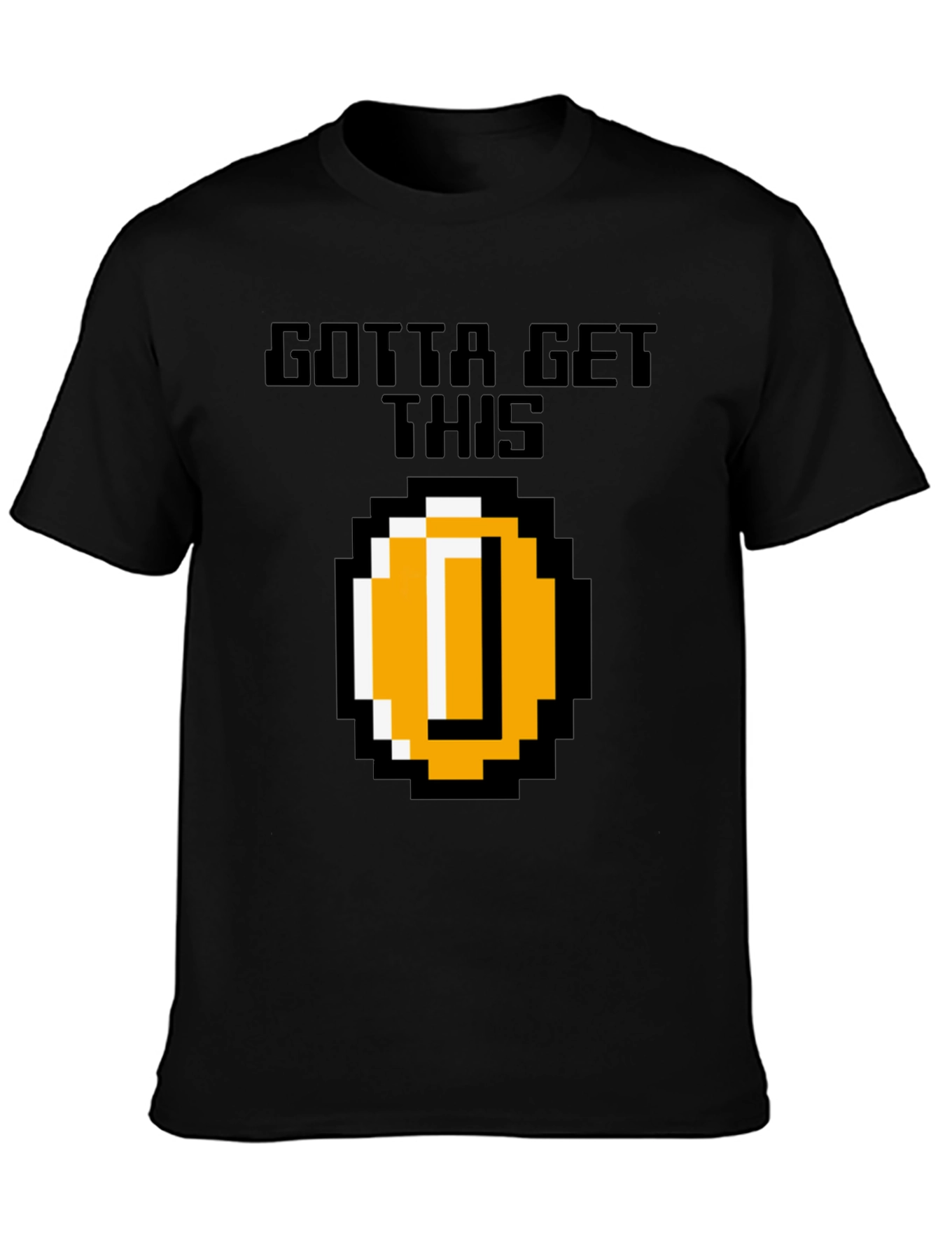 Gotta Get This Retro 8-Bit Coin Graphic Tee