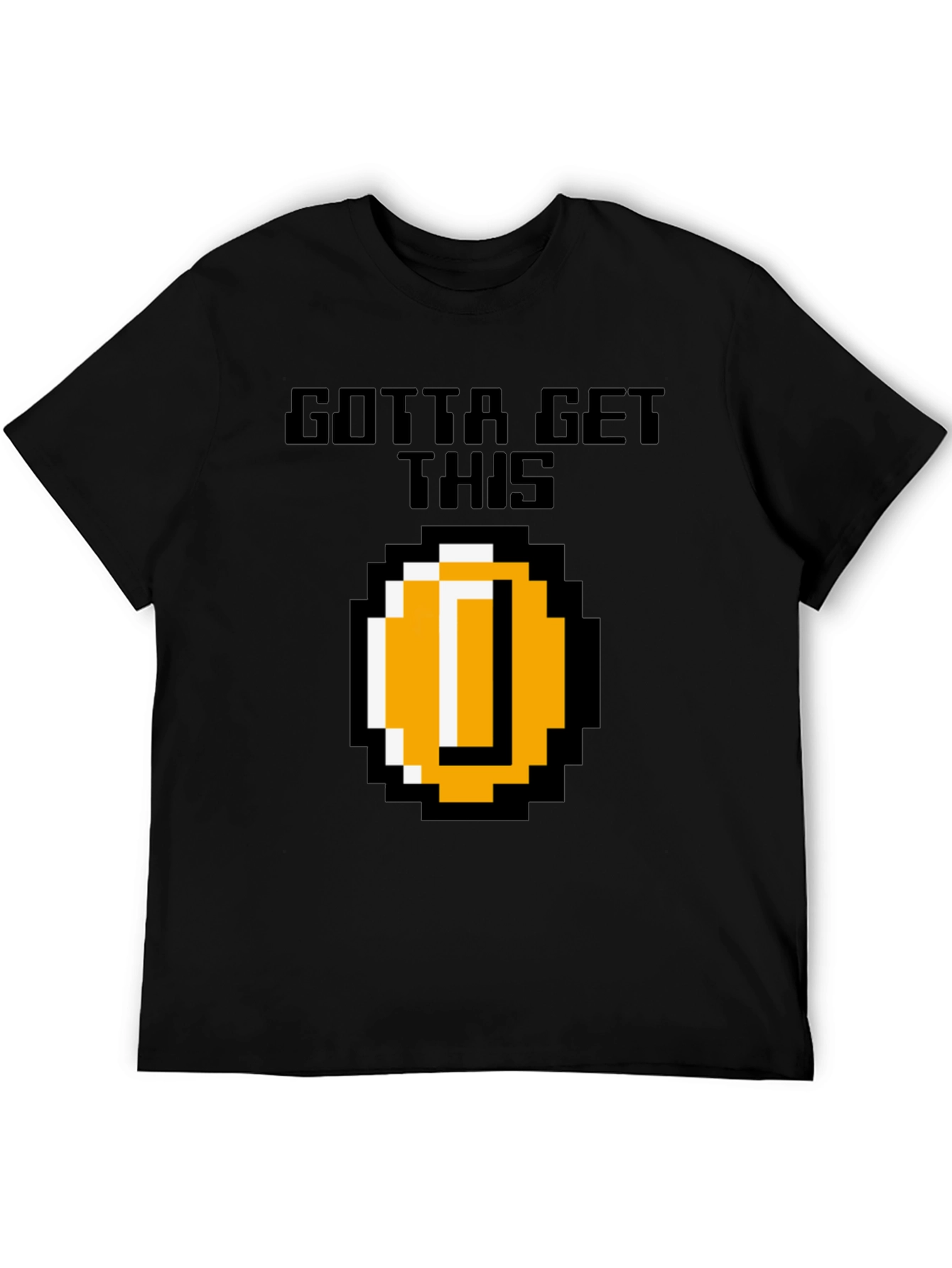 Gotta Get This Retro 8-Bit Coin Graphic Tee