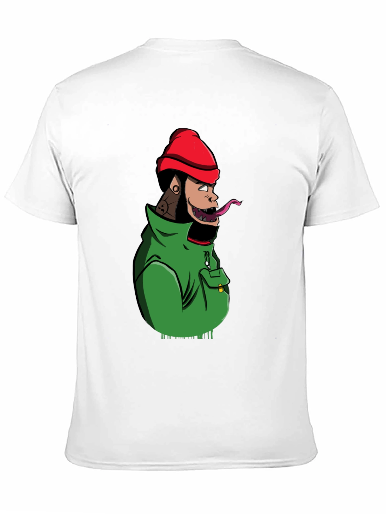 Gorilla Cartoon Graphic Tee - Urban Style