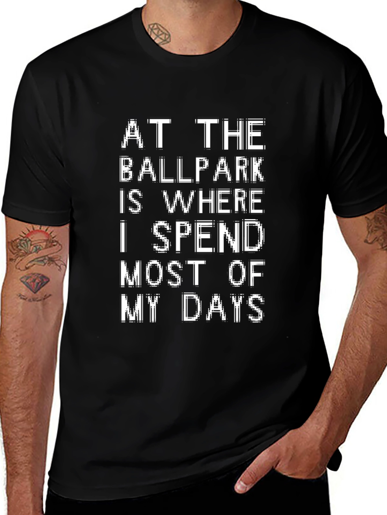Ballpark Days T-Shirt - Baseball Lover Tee