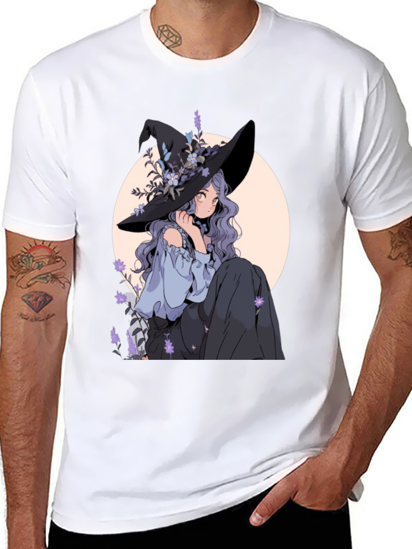Anime Witch T-Shirt - Kawaii Design