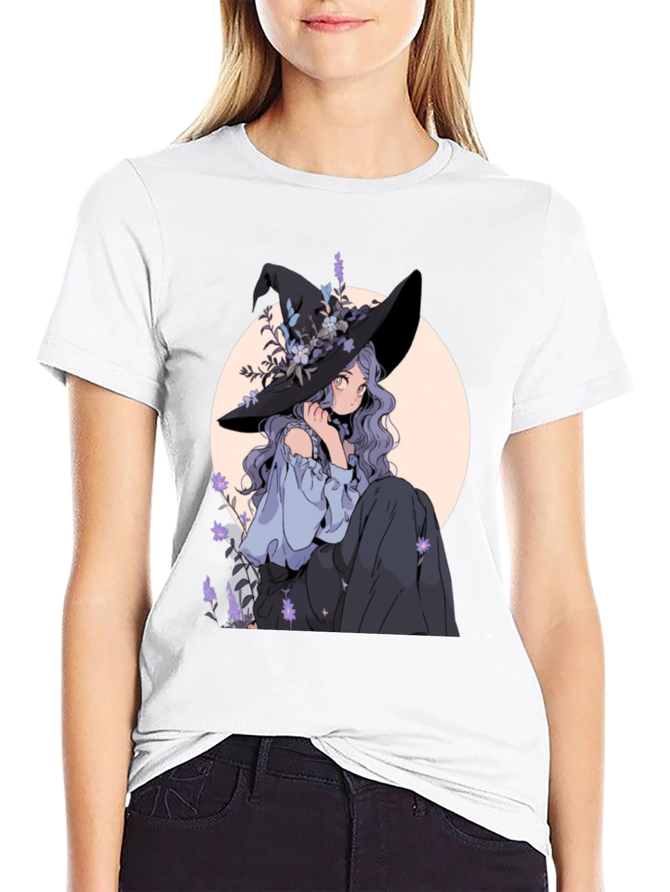 Anime Witch T-Shirt - Kawaii Design