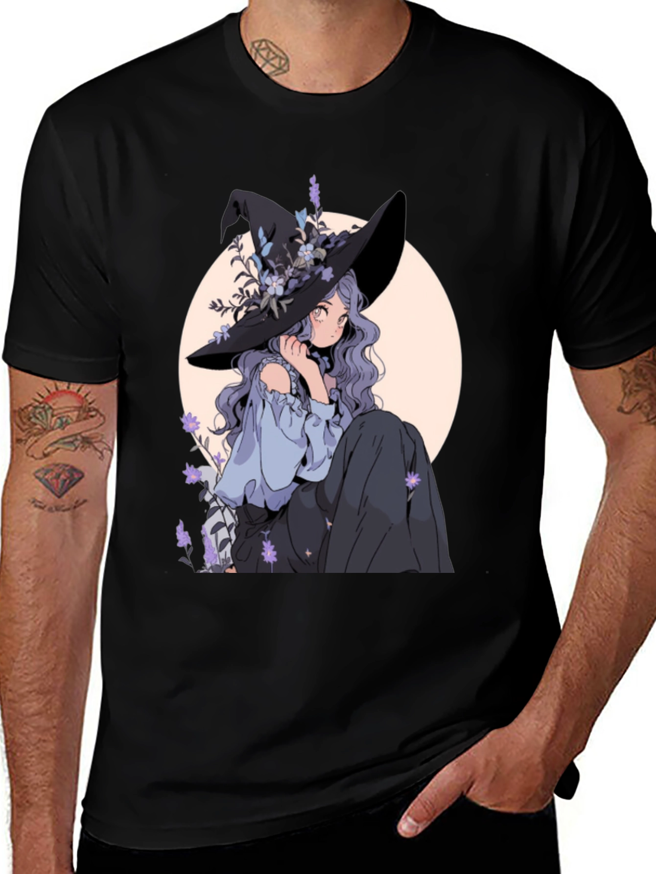 Anime Witch T-Shirt - Kawaii Design