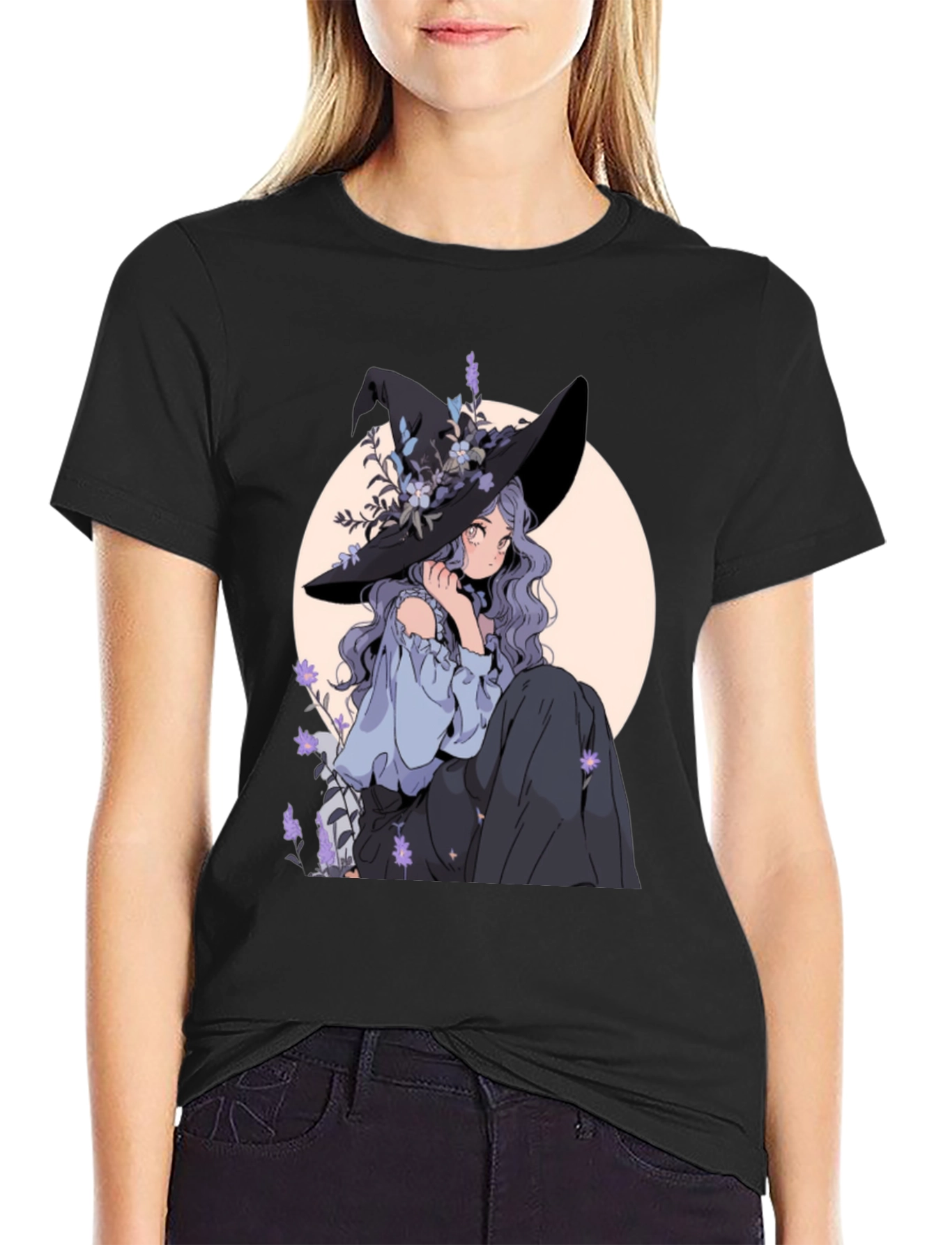 Anime Witch T-Shirt - Kawaii Design