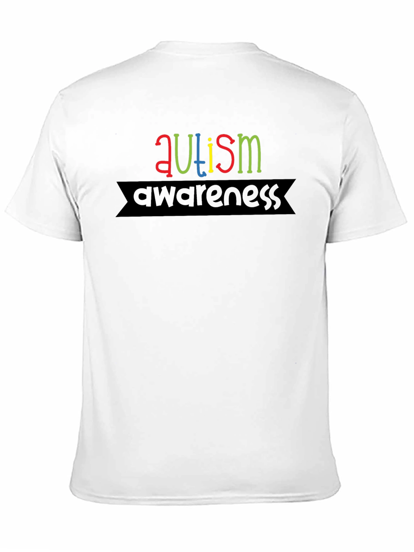 Autism Awareness Graphic Black T-Shirt