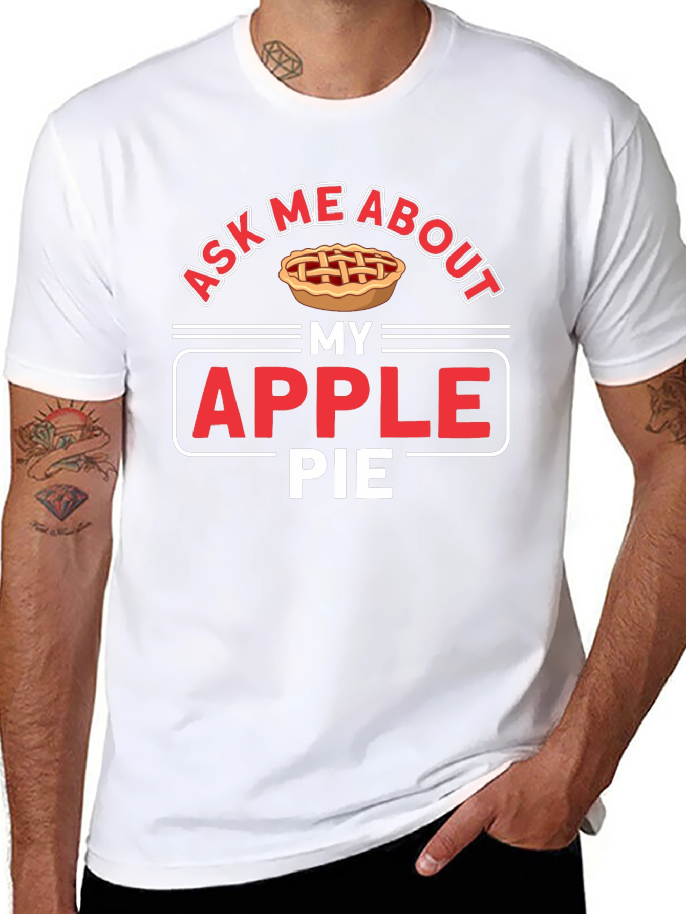 Ask Me About My Apple Pie Graphic T-Shirt