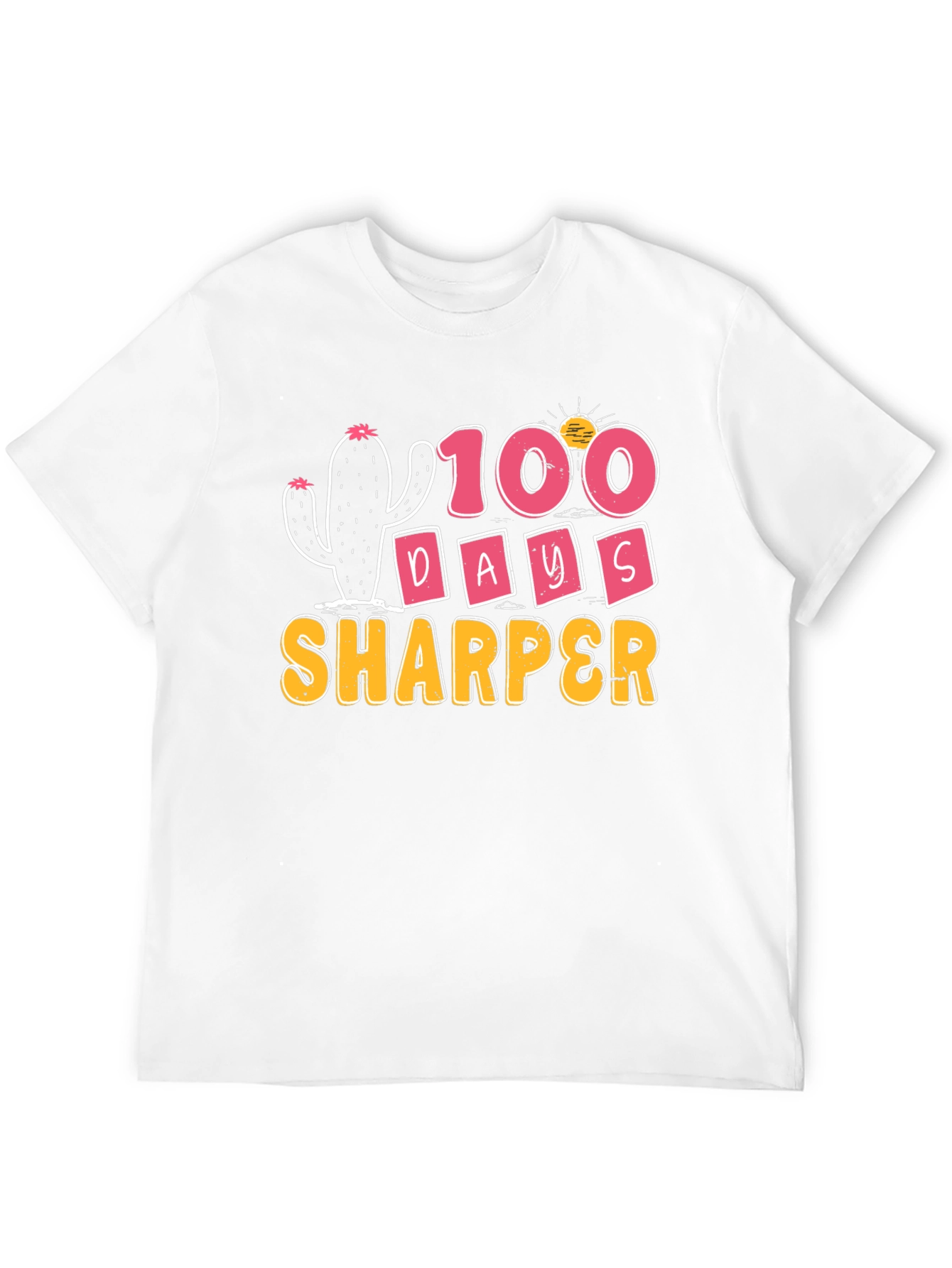 100 Days Sharper Cactus Graphic Tee