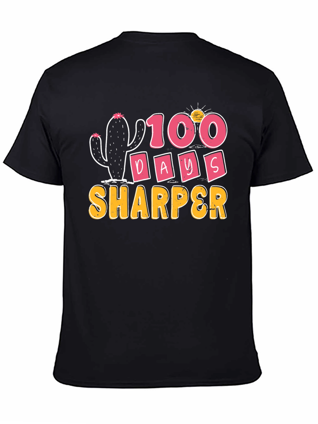 100 Days Sharper Cactus Graphic Tee
