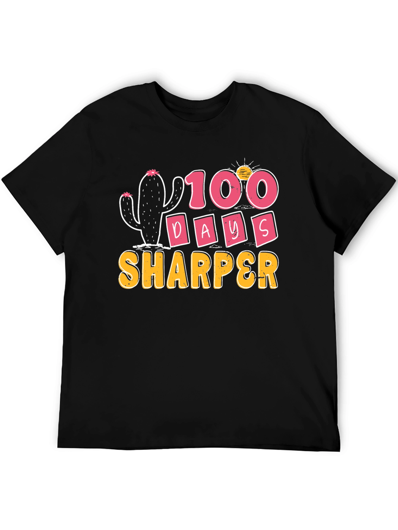 100 Days Sharper Cactus Graphic Tee