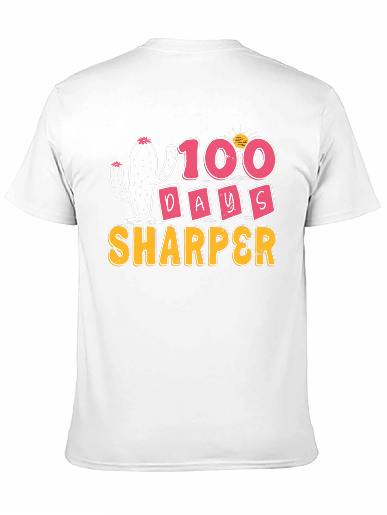 100 Days Sharper Cactus Graphic Tee