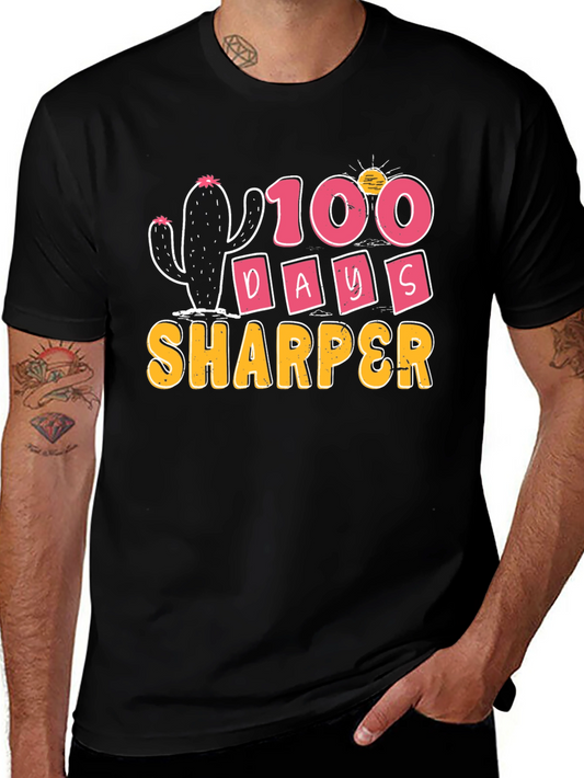 100 Days Sharper Cactus Graphic Tee