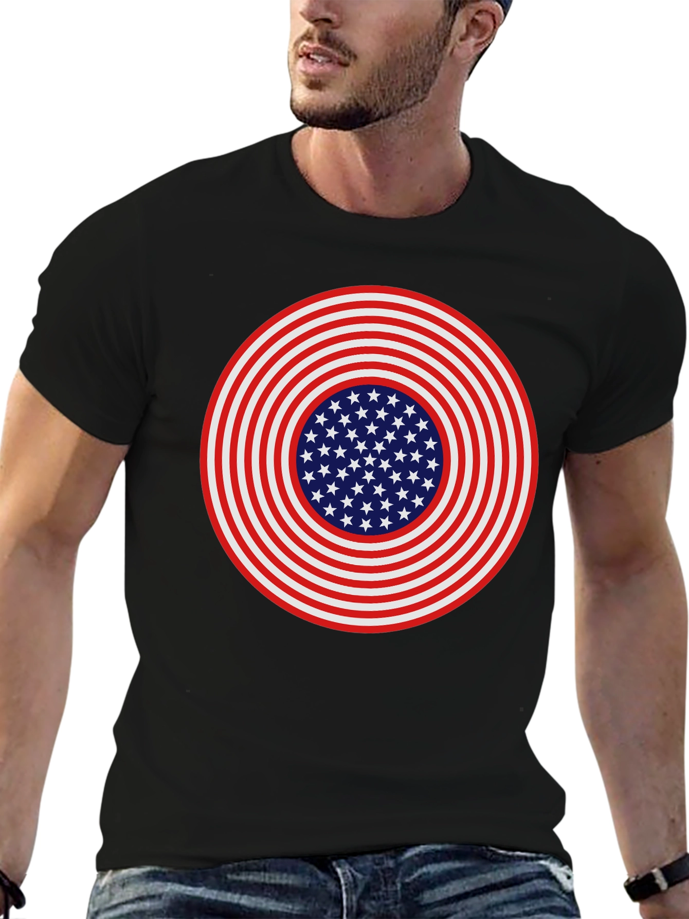 American Flag Target T-Shirt