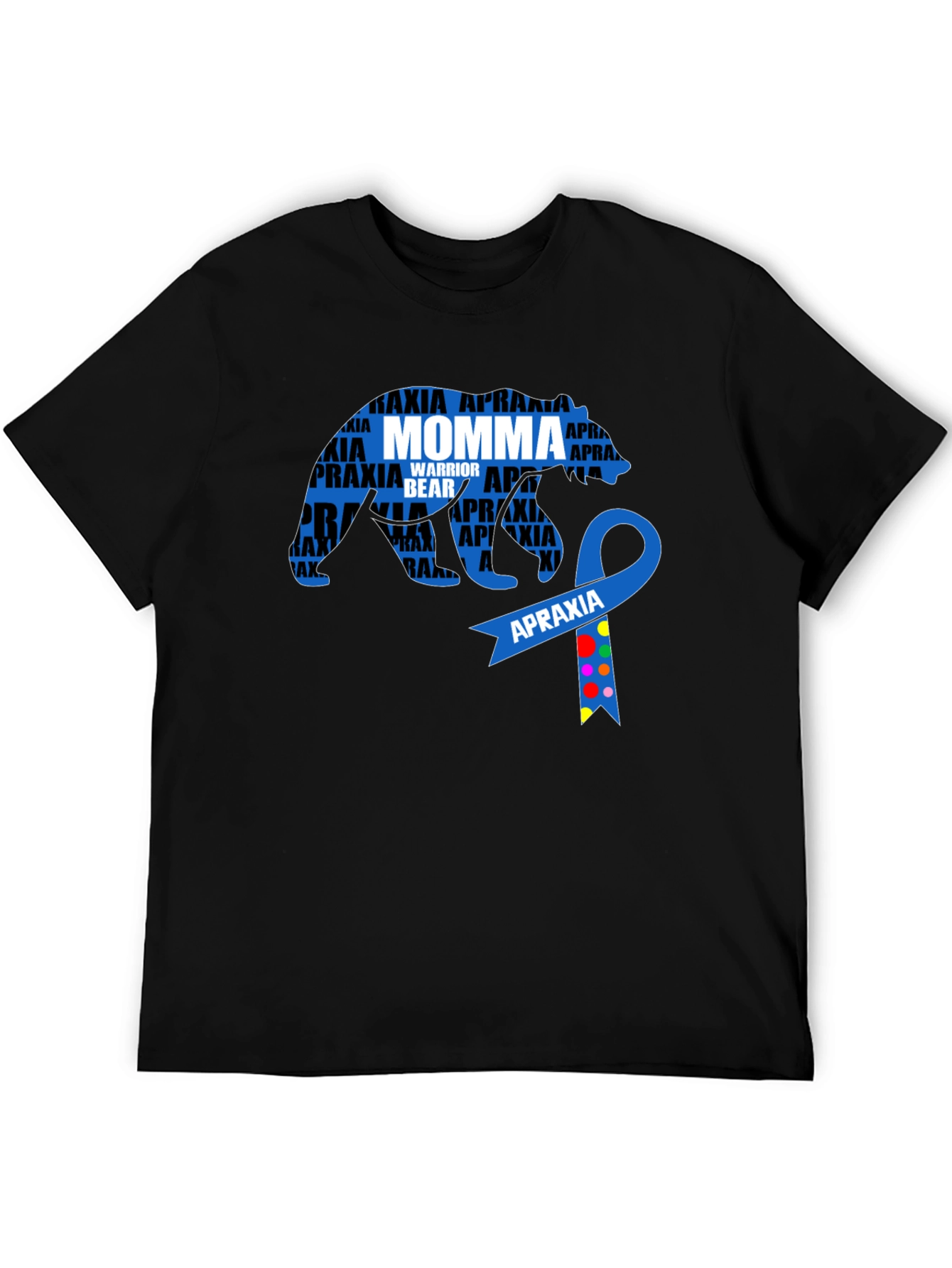 Apraxia Awareness Momma Bear Graphic Tee