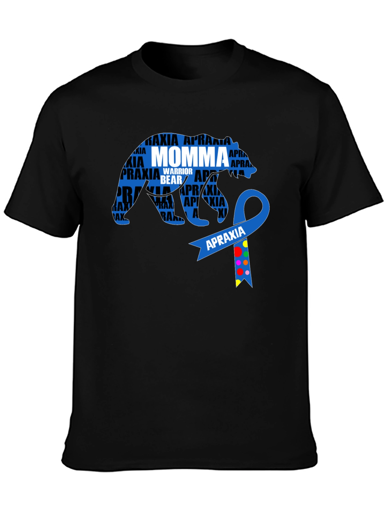 Apraxia Awareness Momma Bear Graphic Tee