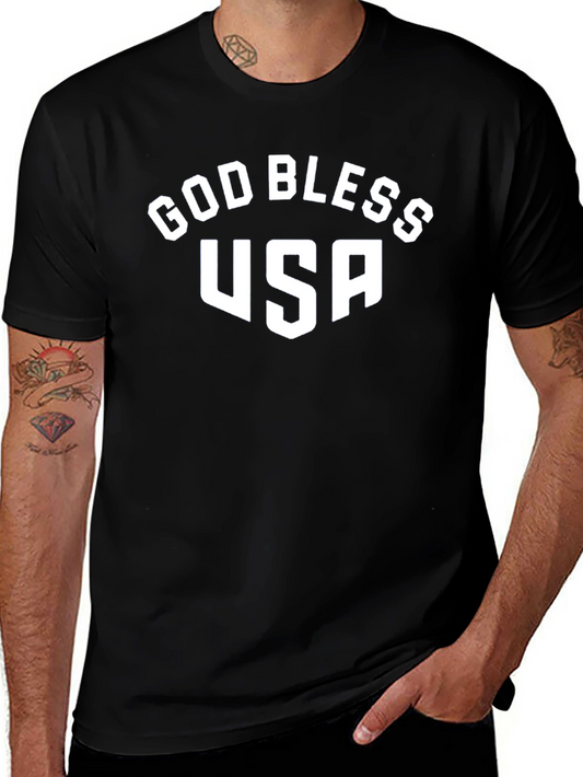 God Bless USA Patriotic T-Shirt
