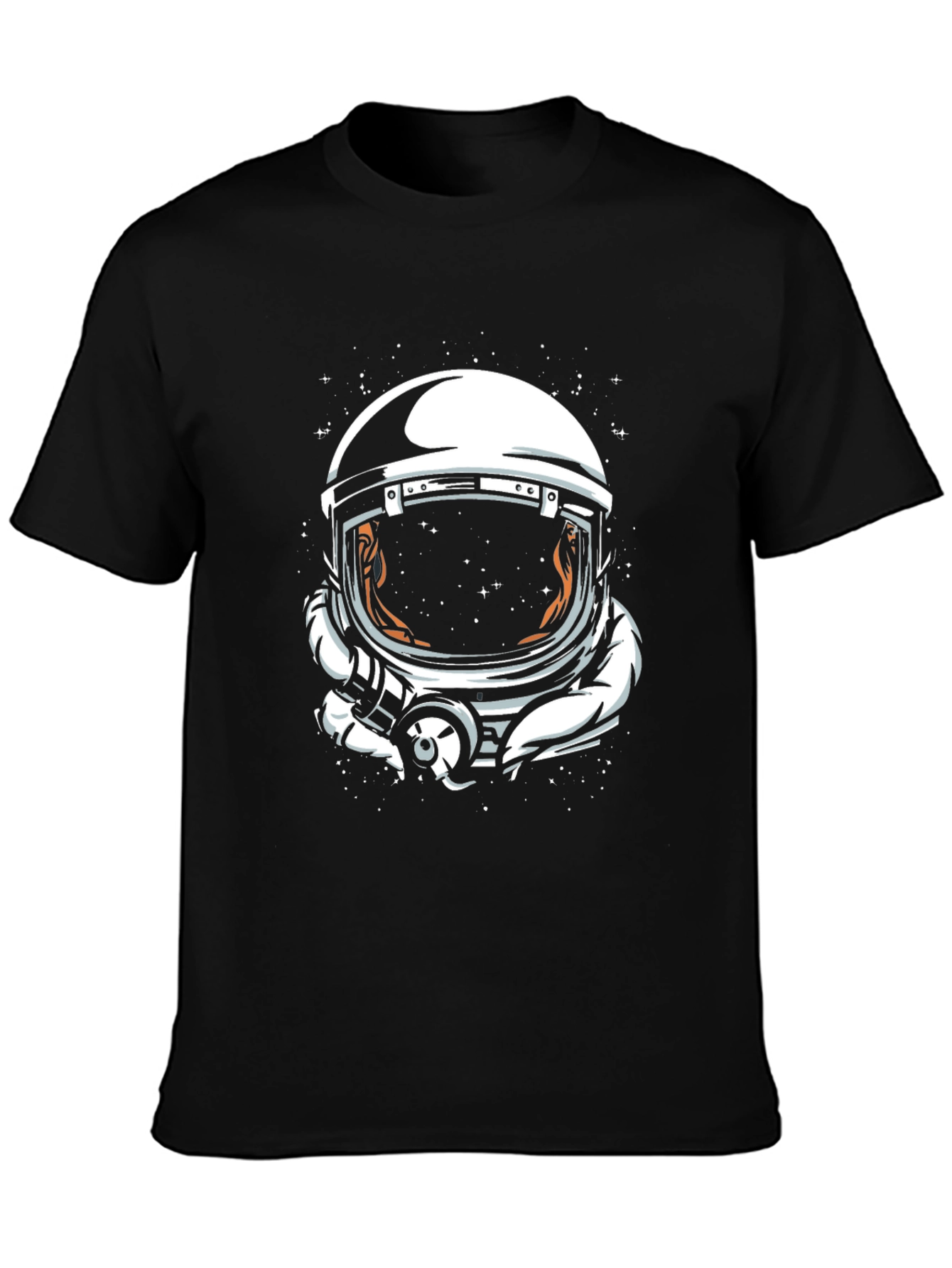 Astronaut Helmet Graphic T-Shirt - Space Design