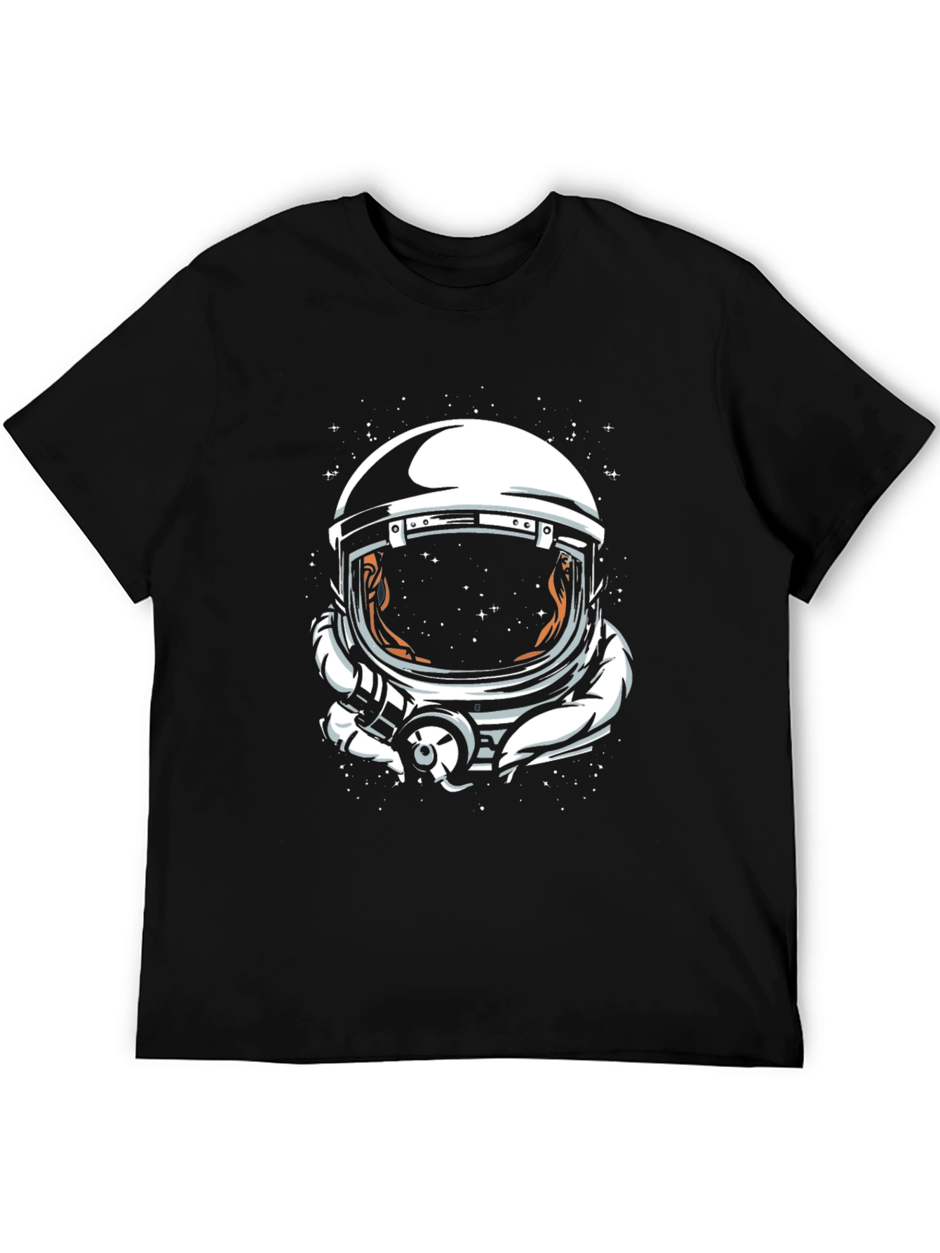 Astronaut Helmet Graphic T-Shirt - Space Design
